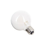 Ampoule led g80 opaque  culot e27  conso. 6 5w  806 lumens  blanc chaud