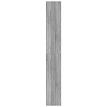 vidaXL Bibliothèque Gris Sonoma 80 x 30 x 198 cm Bois d'ingénierie