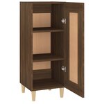vidaXL Buffet Chêne marron 34 5x34x90 cm Bois d'ingénierie