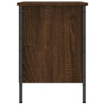 vidaXL Armoire à chaussures chêne marron 69x35x50 cm bois d'ingénierie