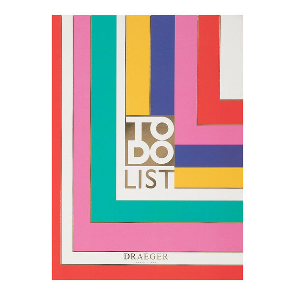 Bloc-notes - To Do List - Arc-en-ciel Géométrique - Draeger paris
