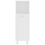 vidaXL Armoire de salle de bain Blanc 30x30x95 cm Bois d'ingénierie