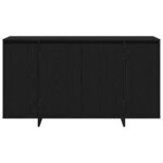 vidaXL Buffet Chêne noir 135 x 41 x 69 cm Bois d'ingénierie