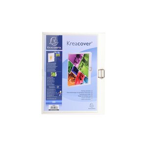 Chemise à dos extensible personnalisable dos 130mm coloris blanc x 10 EXACOMPTA