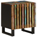 vidaXL Tables de chevet 2 Pièces 40x34x46 cm bois massif de récupération