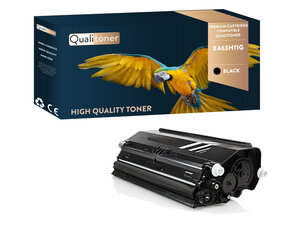 Qualitoner x1 toner x463h11g noir compatible pour lexmark