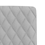 vidaXL Chaises à manger lot de 2 gris nuage tissu