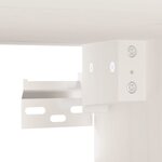 vidaXL Armoires murales 2 Pièces Blanc 80x30x30 cm Bois de pin massif