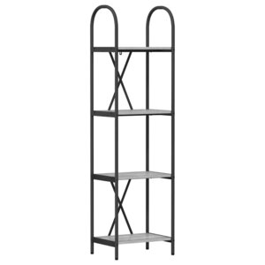 vidaXL Étagère Sonoma gris 40 x 30 x 146 cm Bois d'ingénierie