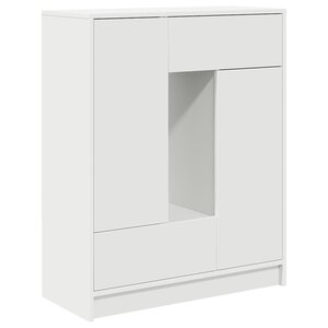 vidaXL Buffet avec tiroirs et portes blanc 73x31x90 cm