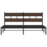 vidaXL Cadre de lit sans matelas avec tête de lit 190x200 cm
