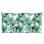 vidaXL Coussin de banc de jardin motif de feuilles 120x50x4 cm