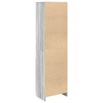 vidaXL Buffet haut sonoma gris 50x35x180 cm bois d'ingénierie