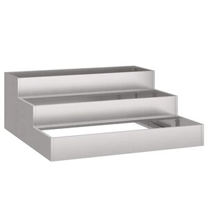 vidaXL Cache-pot de jardin Rouillé 90 x 90 x 35 cm