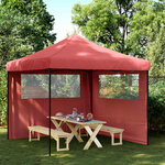 vidaXL Tente de fête Bordeaux 292 x 292 x 315 cm Tissu Oxford