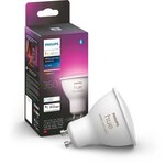 Philips hue connectée blanc & color ambiance - ampoule led gu10 - compatible bluetooth