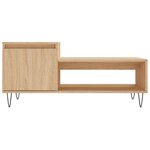 vidaXL Table basse Chêne sonoma 100x50x45 cm Bois d'ingénierie