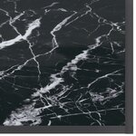 vidaXL Table console Noir 200x35x75 5 cm Verre trempé