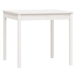 vidaXL Ensemble de bistrot de jardin 3 Pièces blanc bois de pin massif