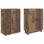 vidaXL Ensemble de Meubles 2 Pièces Bois ancien 66 x 34 5 x 90 cm