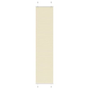 vidaXL Store plissé crème 50x200 cm largeur du tissu 49 4 cm polyester