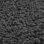 vidaXL Tapis de bain Gris foncé 50 x 80 cm Polypropylène