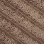 vidaXL Jeté Camel 150 x 130 cm Toison