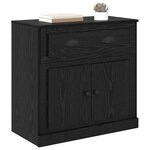 vidaXL Haut Armoire Chêne noir 70 x 35 5 x 67 5 cm Bois d'ingénierie
