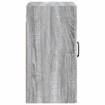 vidaXL Armoire Murale 59 x 31 x 60 cm Bois d'ingénierie Sonoma gris