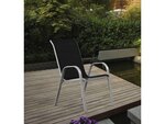 Fauteuil jardin Textilène "Cordoba" - Phoenix - Noir - Lot de 2