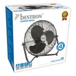 Ventilateur industriel noir 35 cm 55 W Bestron DFA30