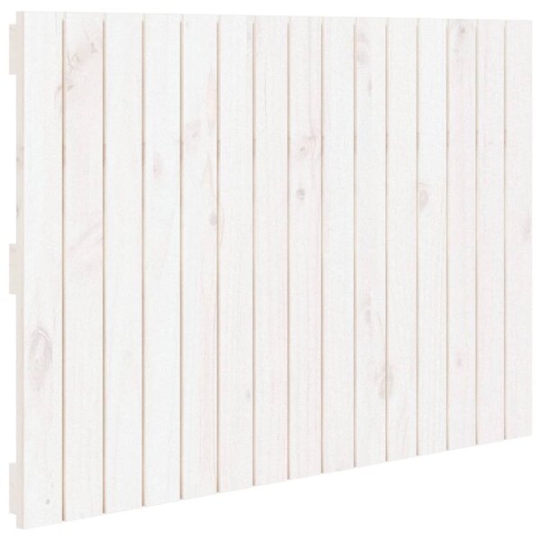 vidaXL Tête de lit murale Blanc 95 5x3x60 cm Bois massif de pin