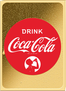 Pièce de monnaie en Or 3000 Francs g 0.062 (1/500 oz) Millésime 2023 Through the Decades DISC COCA COLA