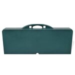 vidaXL Ensemble de table pliable de camping avec 4 tabourets aluminium