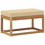vidaXL Banc de Jardin Bois d'Acacia Massif Naturel