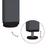 vidaXL Buffet anthracite 68x39x73 5 cm acier laminé à froid