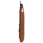 vidaXL Tête de lit suspendue Avec lumière LED Marron PU antique