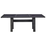 vidaXL Ensemble à manger d'extérieur 9 Pièces Résine tressée Noir