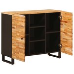 vidaXL Meuble d'appoint Marron 90 x 33 x 75 cm Bois de mangue massif