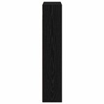 vidaXL Armoire murale de salle de bain Chêne Noir 40 x 14 x 70 cm