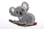 Kit sticker broderie diamant 9x9cm Koala