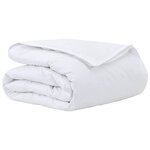 vidaXL Couettes & Duvets Blanc 135 x 220 cm Bas