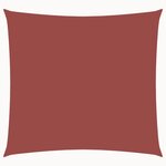 vidaXL Voile de parasol tissu oxford carré 4 5x4 5 m terre cuite