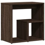vidaXL Tables d'appoint 2 Pièces chêne marron 50x30x50 cm bois ingénierie
