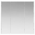 vidaXL Armoire Miroir de Salle de Bain Blanc 73.5 x 15.5 x 70 cm