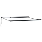 Auvent Anthracite 4 × 3 m Métal