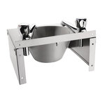 Mini lavabo lave mains inox 304 - vogue -  - acier inoxydable 305x268x165mm