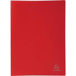 Protège-documents A4 Polypro 30 pochettes 60 vues Rouge x 15 EXACOMPTA