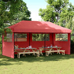vidaXL Tente de fête Bordeaux 292 x 580 x 315 cm Tissu Oxford