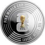 Monnaie FIFA WORLD CUP Argent 5€ Euro Portugal 2026